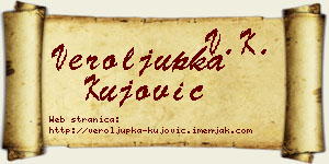 Veroljupka Kujović vizit kartica
